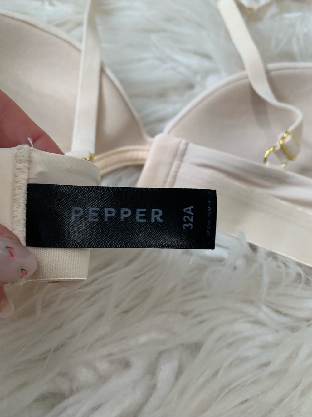Pepper Bra Bundle Cream Lace Size 32A - Picture 7 of 14